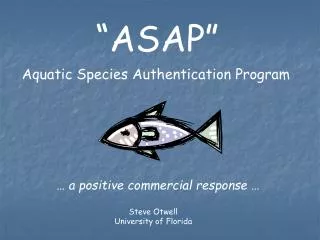 Aquatic Species Authentication Program