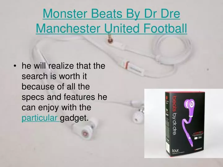 monster beats by dr dre manchester united football