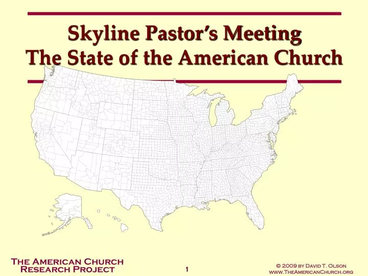 skyline pastor s meeting the state of the american church