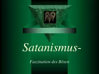 Satanismus-