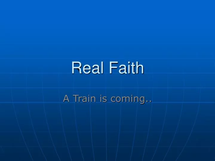 real faith