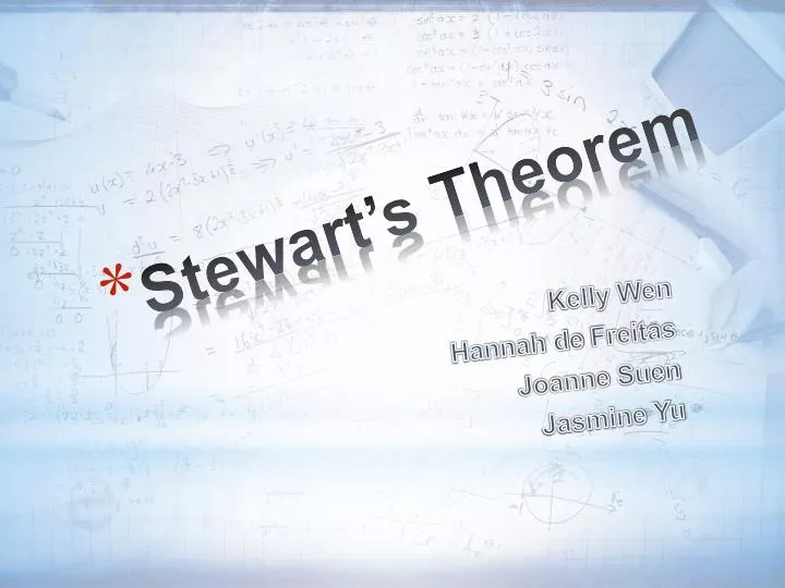 stewart s theorem