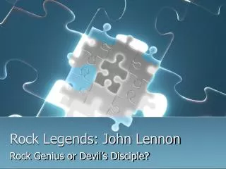 Rock Legends: John Lennon
