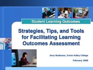 Strategies, Tips, and Tools for Facilitating Learning Outcomes Assessment