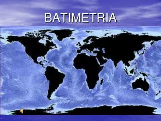 batimetria