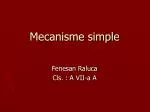 Mecanisme simple - slide 1