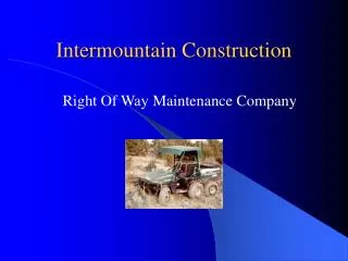 Intermountain Construction