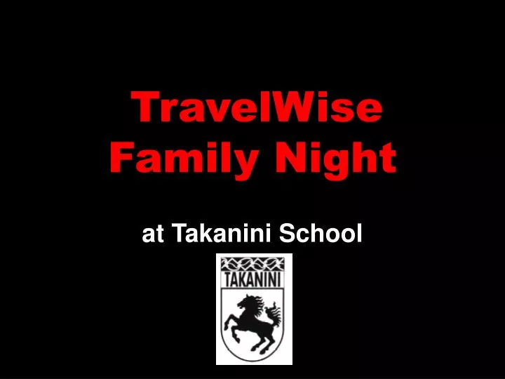 travelwise family night