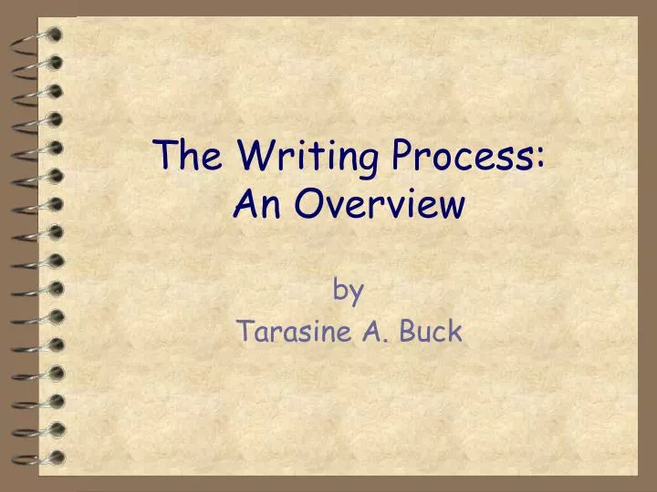 the writing process an overview