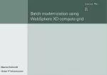 Batch modernization using WebSphere XD compute grid - slide 1