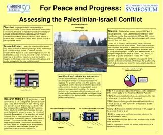 For Peace and Progress: Assessing the Palestinian-Israeli Conflict