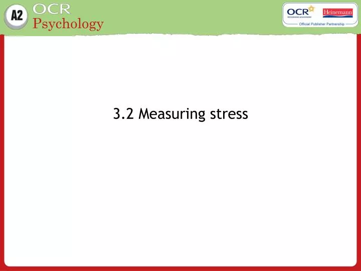 3 2 measuring stress