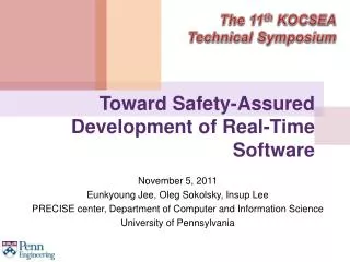 Toward Safety-Assured Development of Real-Time Software