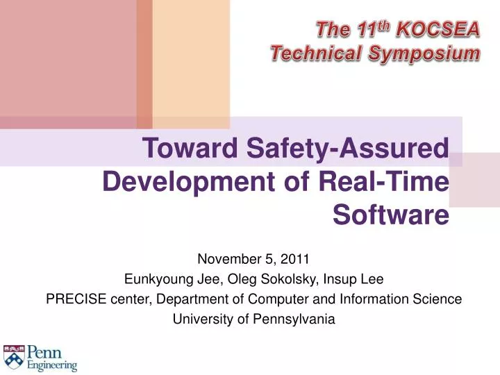 toward safety assured development of real time software