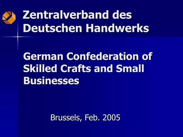german confederation of skilled crafts and small businesses