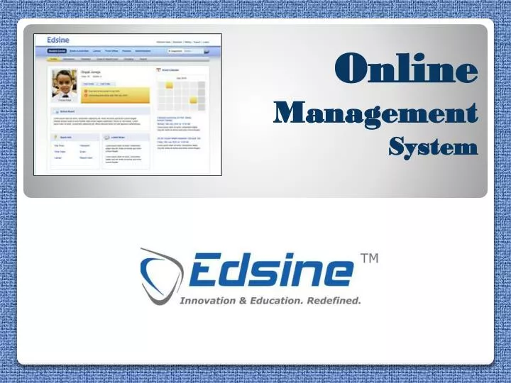 online management system