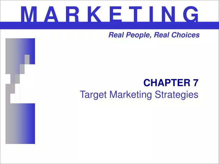 chapter 7 target marketing strategies