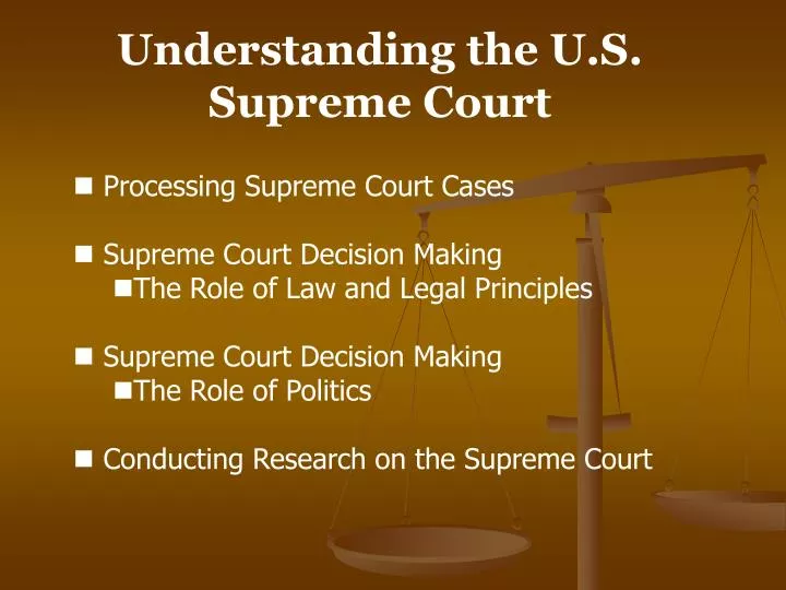 understanding the u s supreme court