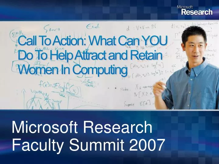 call to action what can you do to help attract and retain women in computing