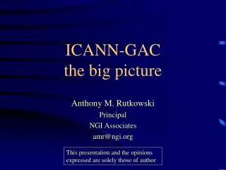 ICANN-GAC the big picture