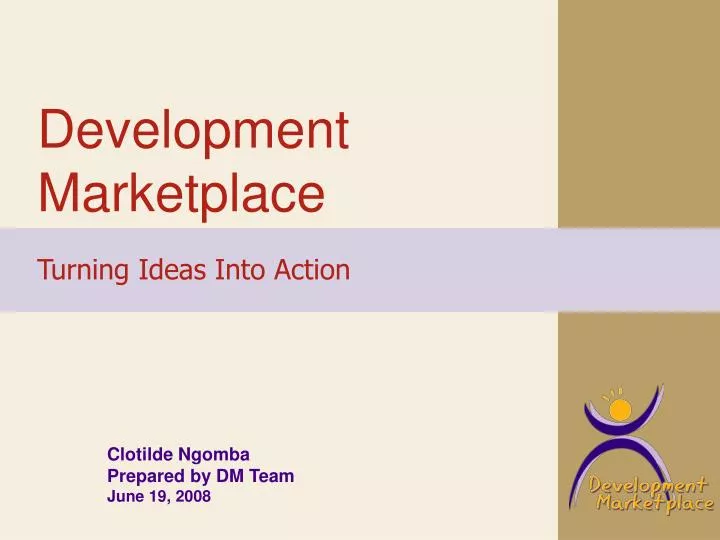 development marketplace