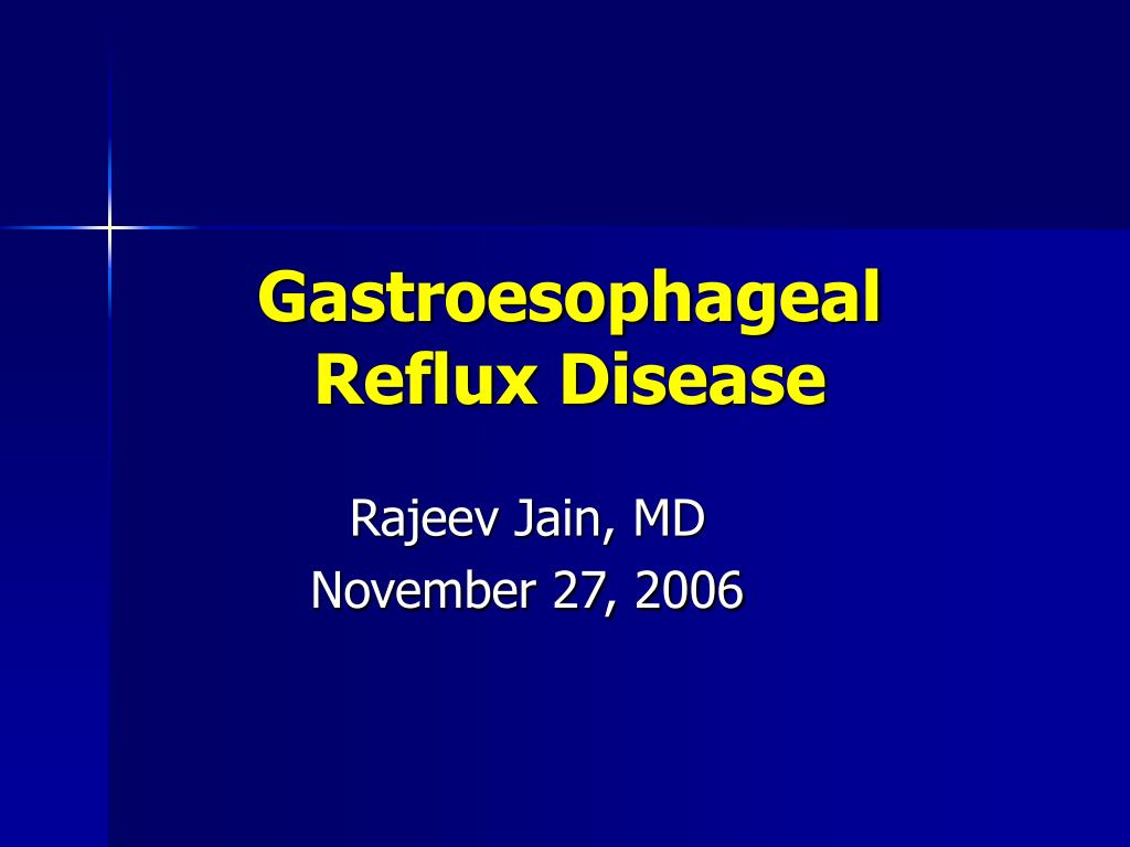 PPT - Gastroesophageal Reflux Disease PowerPoint Presentation, free ...