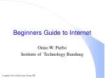 Beginners Guide to Internet - slide 1
