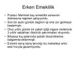 Erken Emeklilik - slide 1