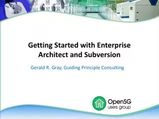 Getting Started with Enterprise Architect and Subversion