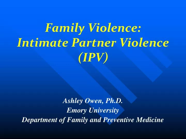 family violence intimate partner violence ipv