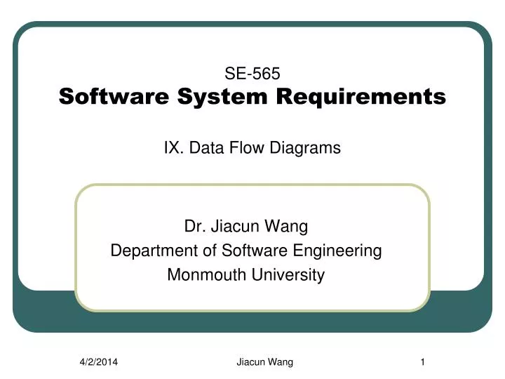 se 565 software system requirements ix data flow diagrams
