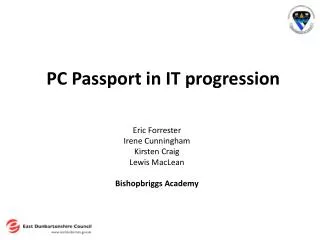  PC Passport in IT progression