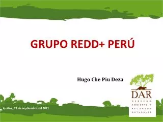 GRUPO REDD+ PERÚ