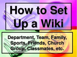 How to Set Up a Wiki