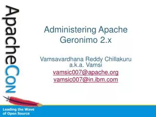 Administering Apache Geronimo 2.x