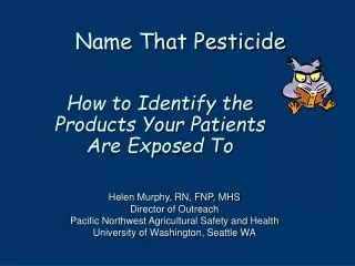 Name That Pesticide