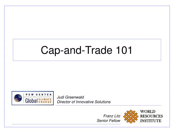 cap and trade 101