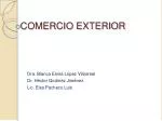 COMERCIO EXTERIOR - slide 1
