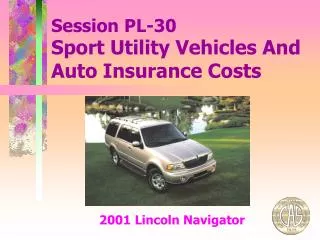 Sport Utility Vehicles And Auto Insurance Costs