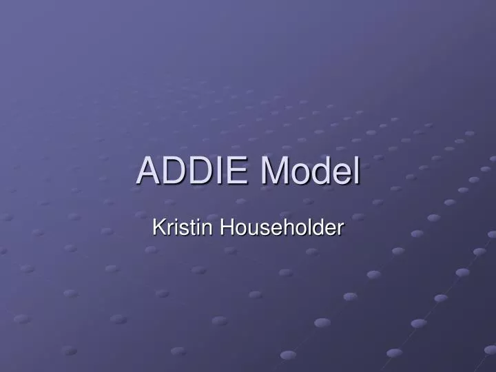 addie model