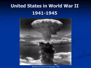 United States in World War II 1941-1945