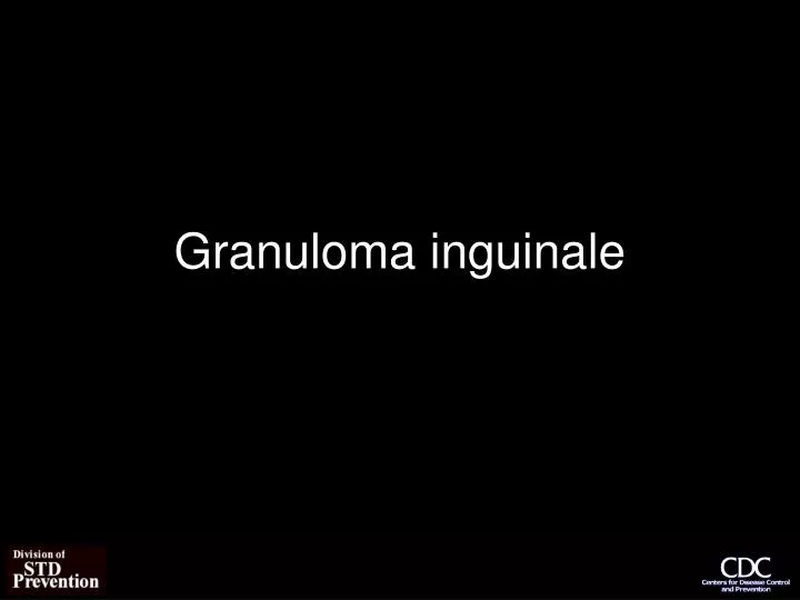 granuloma inguinale