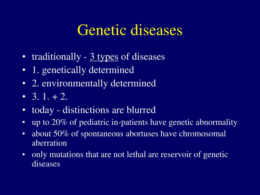 PPT - Genetic diseases PowerPoint Presentation, free download - ID:676267