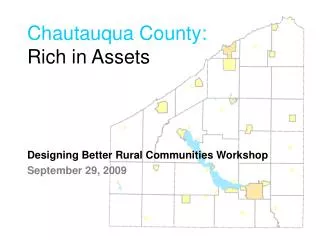 Chautauqua County: Rich in Assets