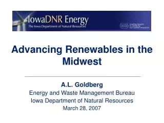 Advancing Renewables in the Midwest
