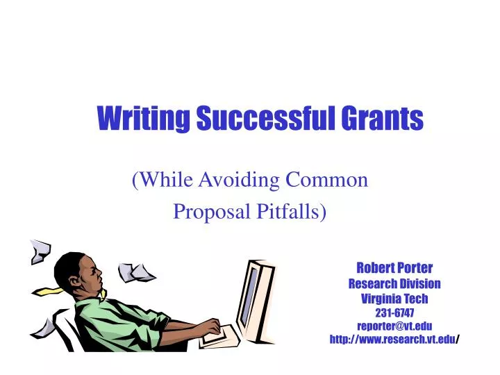 writing successful grants