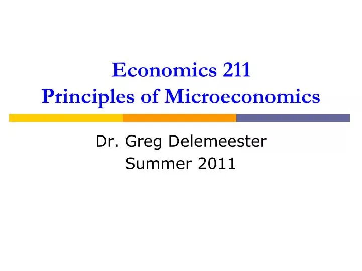 economics 211 principles of microeconomics