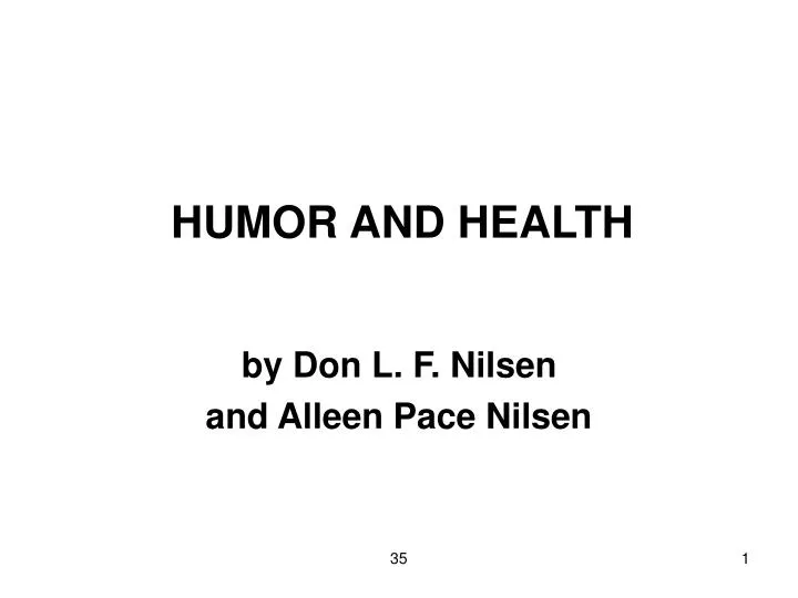 humor and health