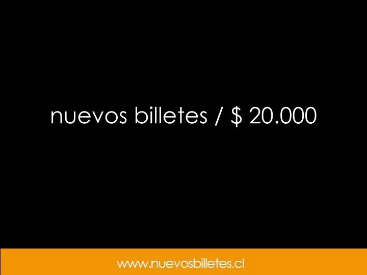 nuevos billetes 20 000