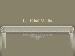 la edad media